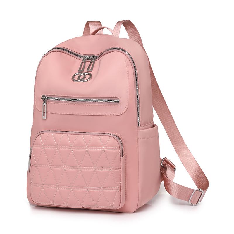 Nylon Cloth Backpack for Women Korean Style Fashion Versatile School Bag Light Travel Backpack Trendy Commuting Large Capacity