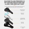 Gel Soft Bike Anti-slip Waterproof Saddle Cover Cushion Padded Sport Bicycle Outdoor Shock Absorption Padded Seat Cover