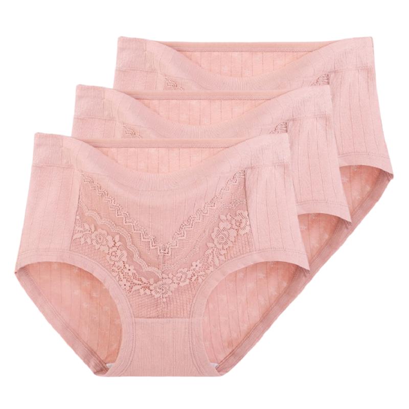 3 Stück Damen Slips XL 2XL 3XL 4XL 5XL 6XL Übergröße Höschen Hohe Taille Unterwäsche Atmungsaktive Unterhose