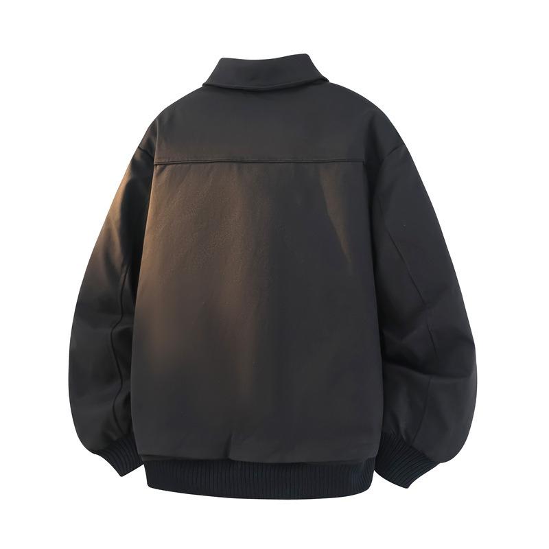 % White Duck Down Jacket Men's Winter New Business Winter Loose Lapel Casual Jacket