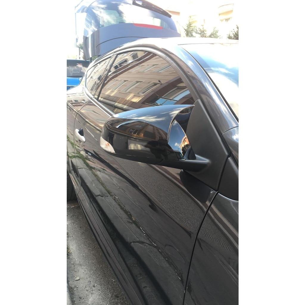 Coques De Rétroviseurs Pour Renault Fluence Et Mégane MK3 (2009-2013) - Paire, Noir Brillant