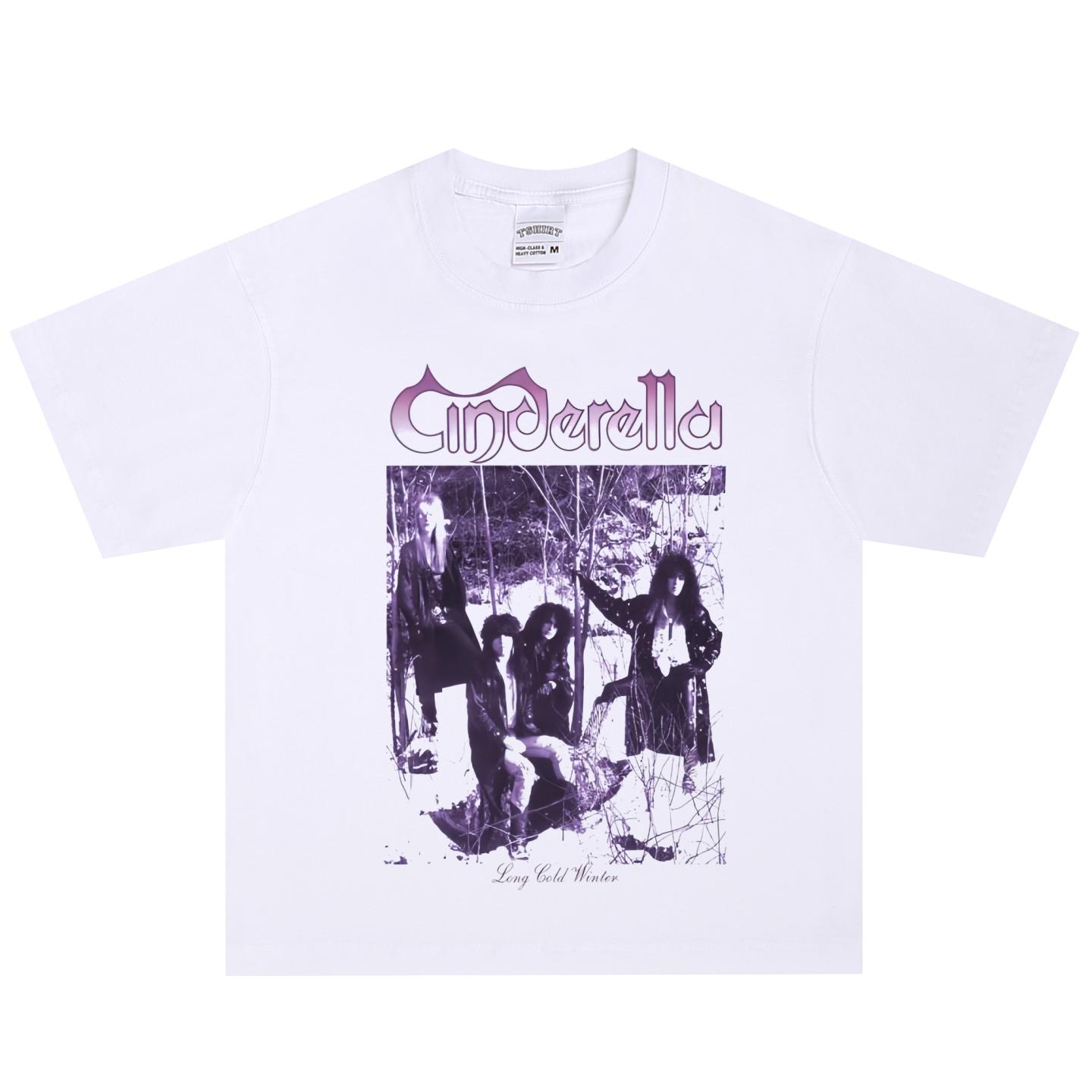 Cinderella T-Shirt, Soft Fabric Casual Daily Wear S