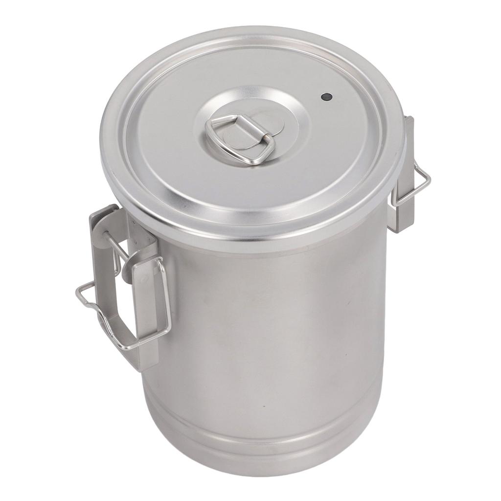 Camping Kochtopf mit Deckel 304 Edelstahl Dämpfen und Kochen Multifunktionell Tragbar