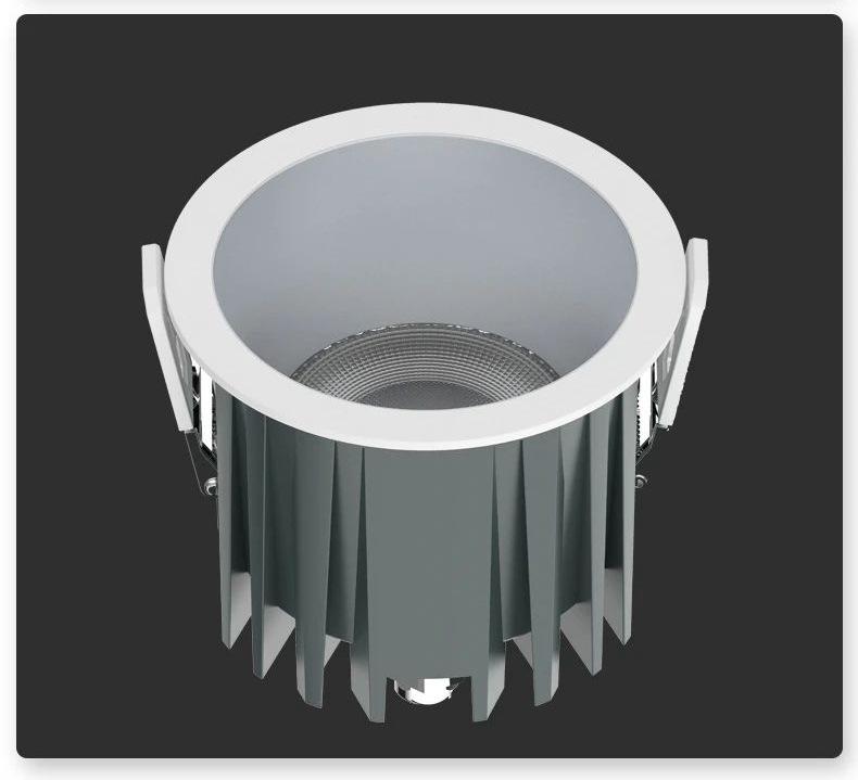 Anti-Fog Narrow Edge LED Downlight for Kitchen & Bathroom Ceilings