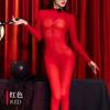 Spring and Autumn Thin 10D Mask Stockings Full Body Sexy Open Perspective Velvet Onesie Tights Women's Sex Uniform
