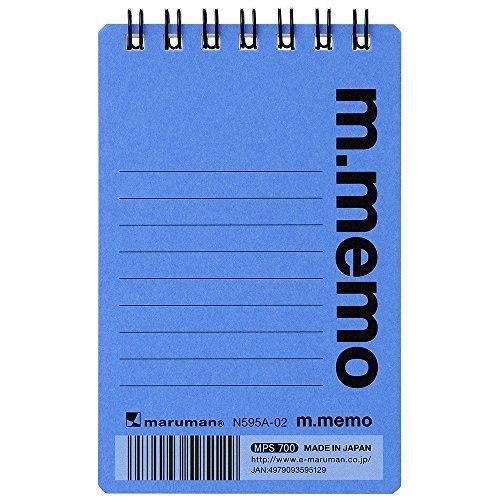 

Maruman Spiral Note M Memo A7 Синий x 10 штук набор 6 мм линейка блокнот для заметок [Распродажа набора] N595A-02 (1 книга)