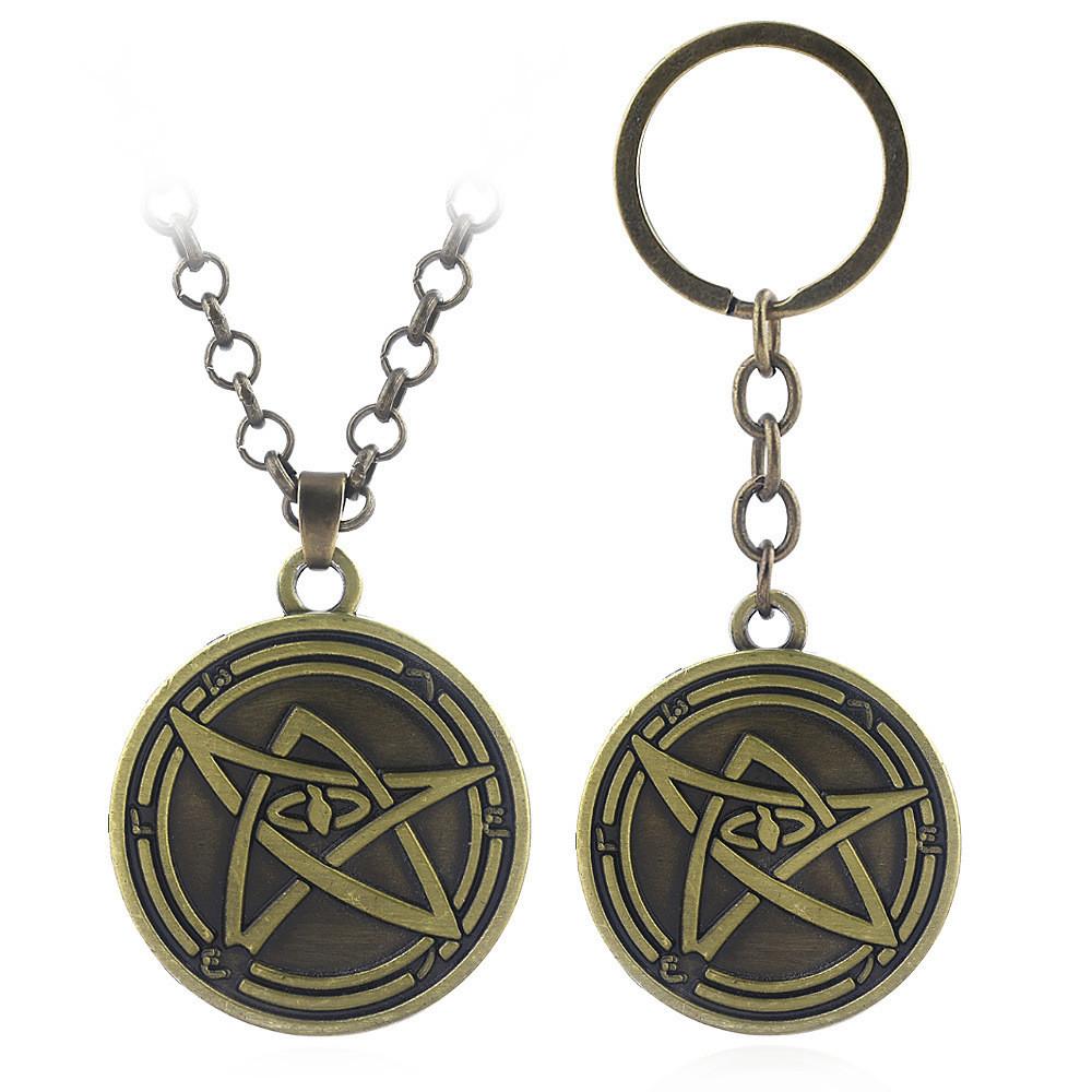 Cthulhu Mythos Keychain With Zinc Alloy Pendant Keyring For Collectors And Fans