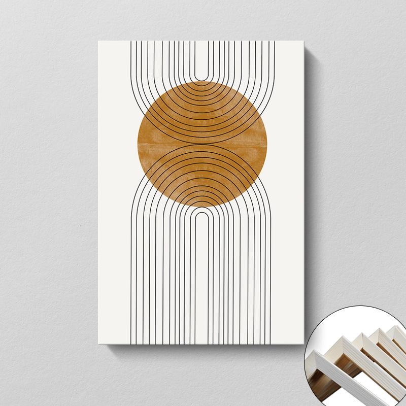 High-End Abstract Line Art Canvas Set for Living and Dining Rooms