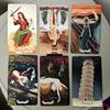 10.3*6cm Tarot on Canvas - A Stroll Through A Virtual Museum, 78 Pcs Tarot Cards Based on Rider Waite System