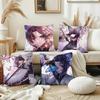 Anime Demon Slayer Shinobu Kocho Pillow Case Fashion Square Pillowcase Bedroom Sofa Room Ins Decoration Leisure