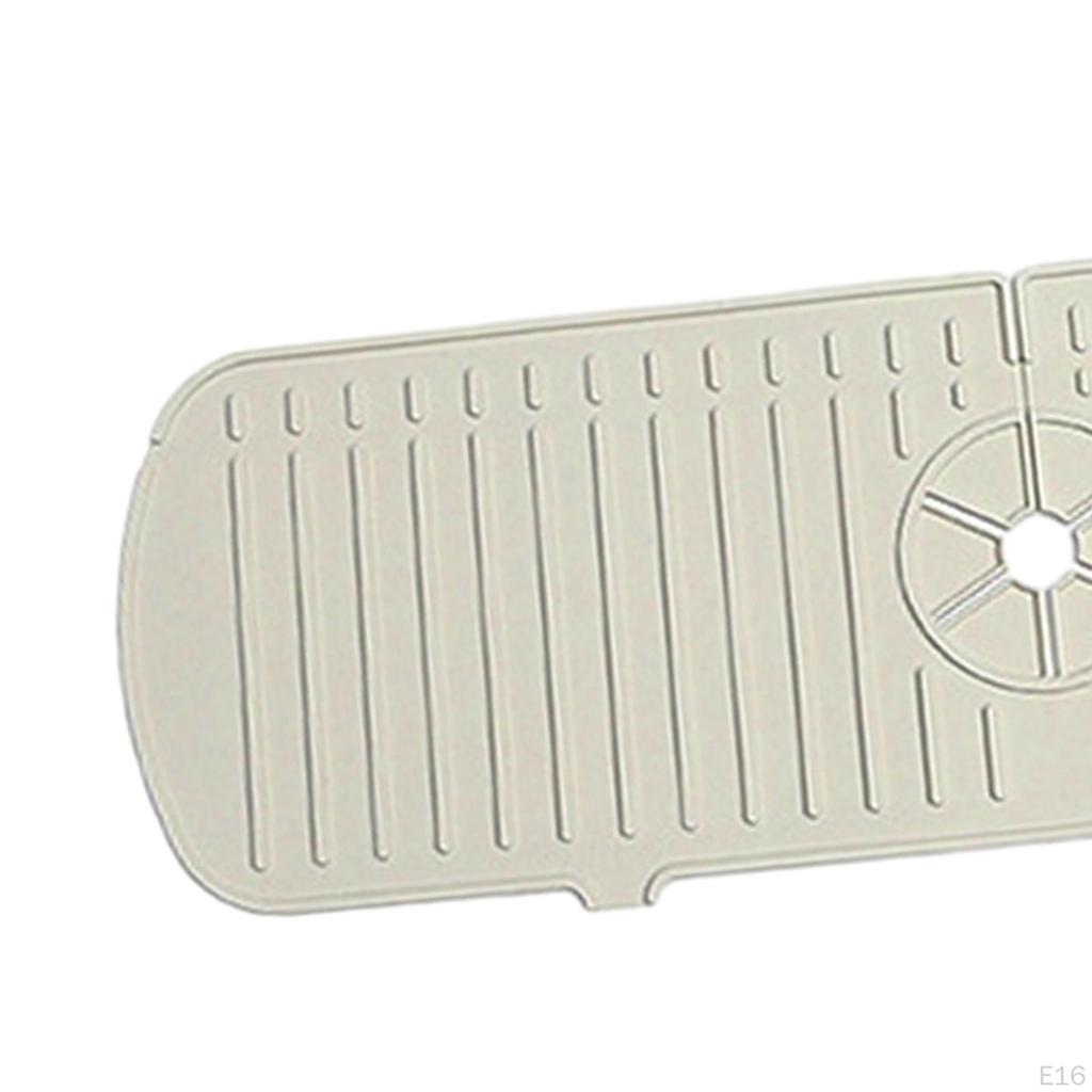 Kitchen Sink Faucet Soap Holder Drying Mat Combo