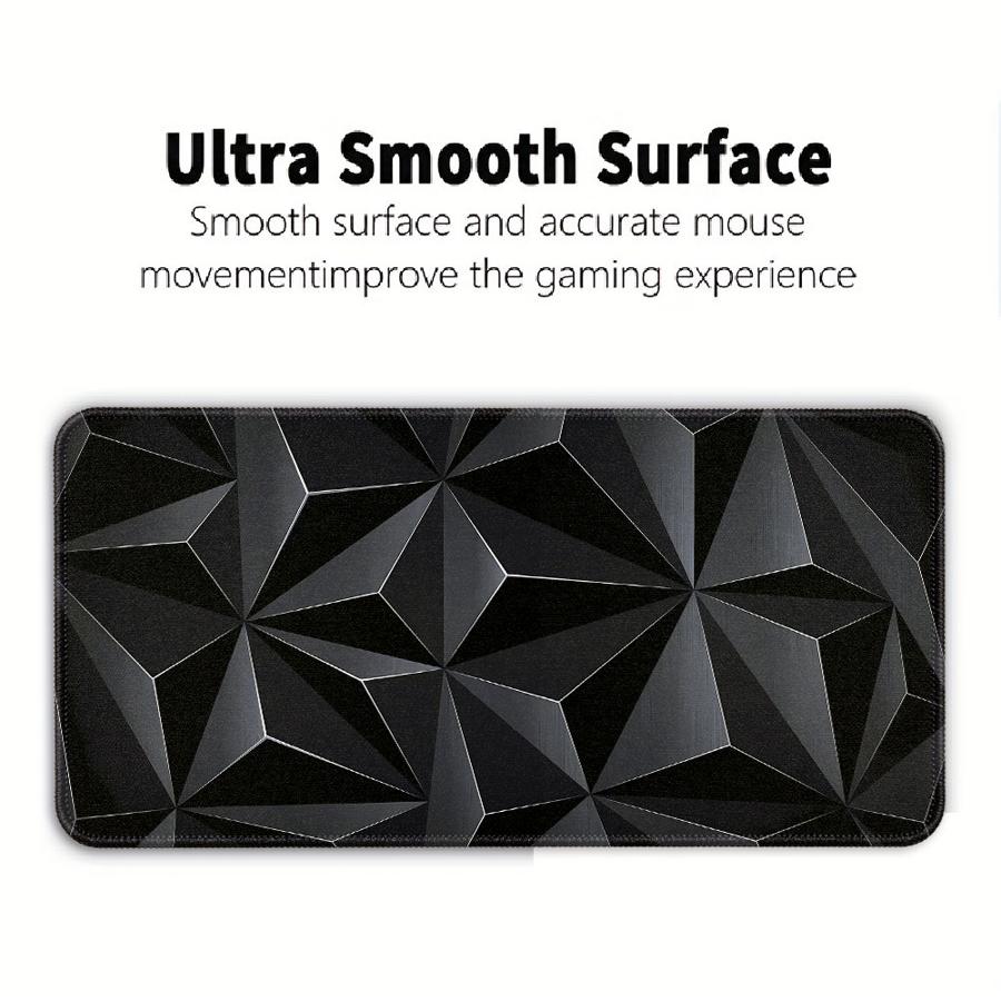 Mouse Pad Computer Laptop Pad Desk Accessories Office Pad Keyboard Mouse Pad Game Console Pad Rubber Polygon Multicolored