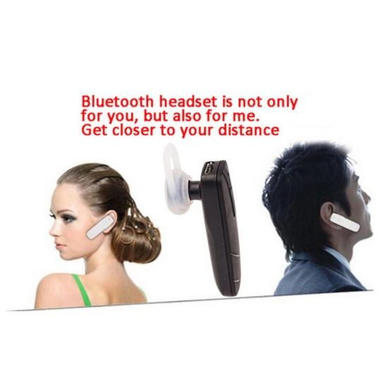 1 ks Přenosná bezdrátová Bluetooth-kompatibilní handsfree stereo zvuková in-ear sluchátka náhlavní souprava