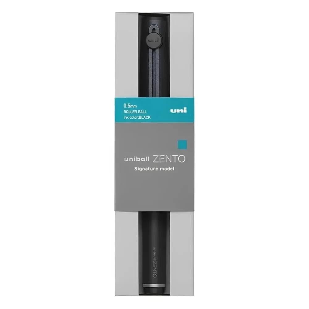 Mitsubishi Pencil Uniball Zento Signature Model Metalická černá 0,5 mm Japonsko