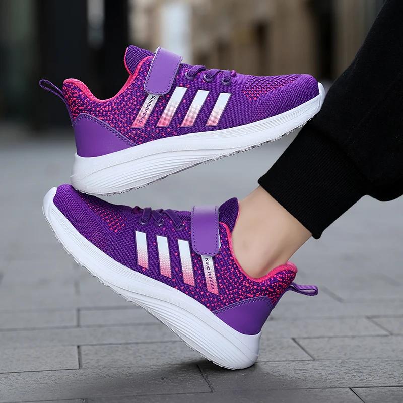 Dětské tenisky Outdoorové běžecké boty Chlapecké Dívčí Pohodlné sportovní boty Prodyšné Dětské tělocvičné boty Protiskluzové tréninkové boty