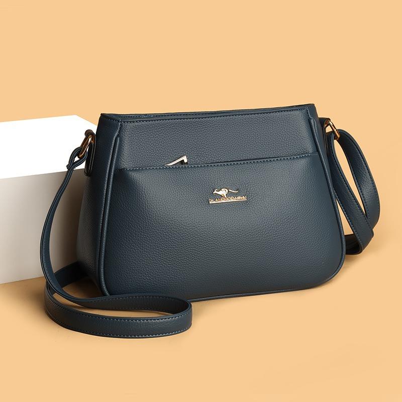 New simple retro shoulder bag women's texture commuting fashionable niche messenger bag versatile popular mother bag