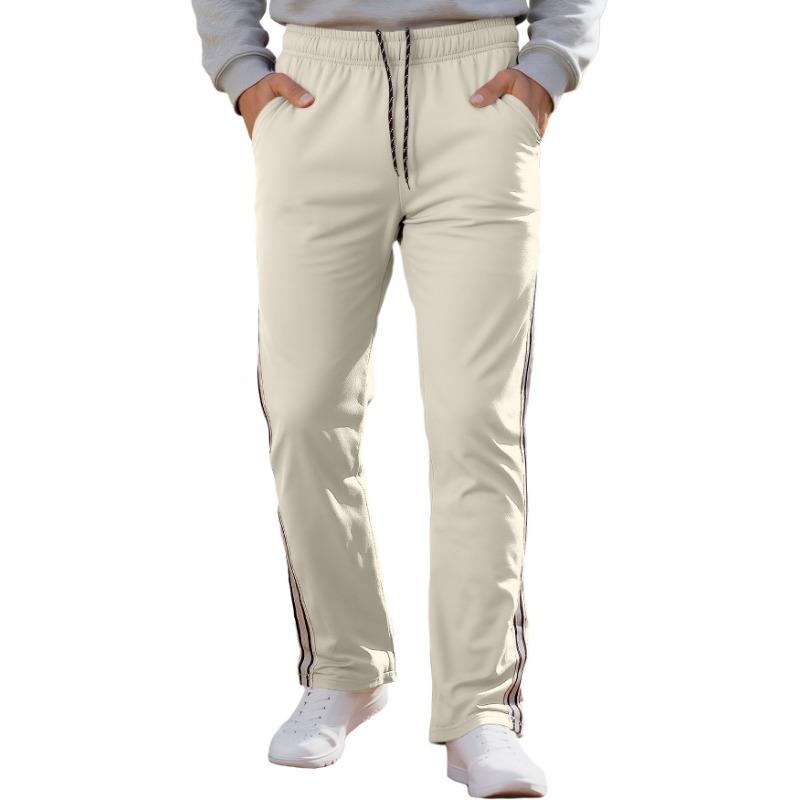 25 Men's Trendy Sports Loose Sweatpants with Pocket Zippers, Trendy Factory Jogging Casual Pants