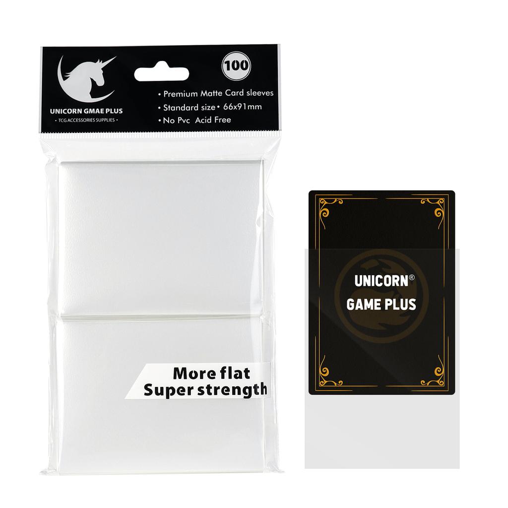 100Pcs/Set 66x91mm Matte Standard Size Card Sleeves TCG Trading Cards  Protector For Tarot Shield Board Games Magical Cover  buy the best  products in the Ayzeze online store