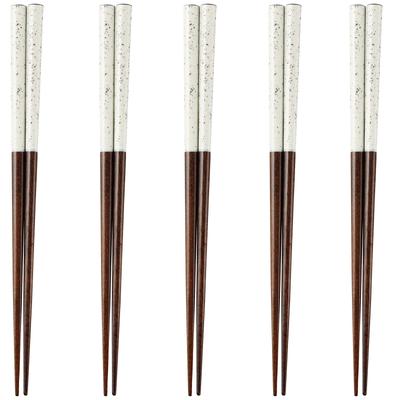 Happy Set of Made In PID2414 J-kitchens Chopsticks, 5, Material Wood, Chopsticks, Japan,