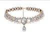 Exquisite Crystal Choker Necklace: Elegant Luxury Jewelry for Women