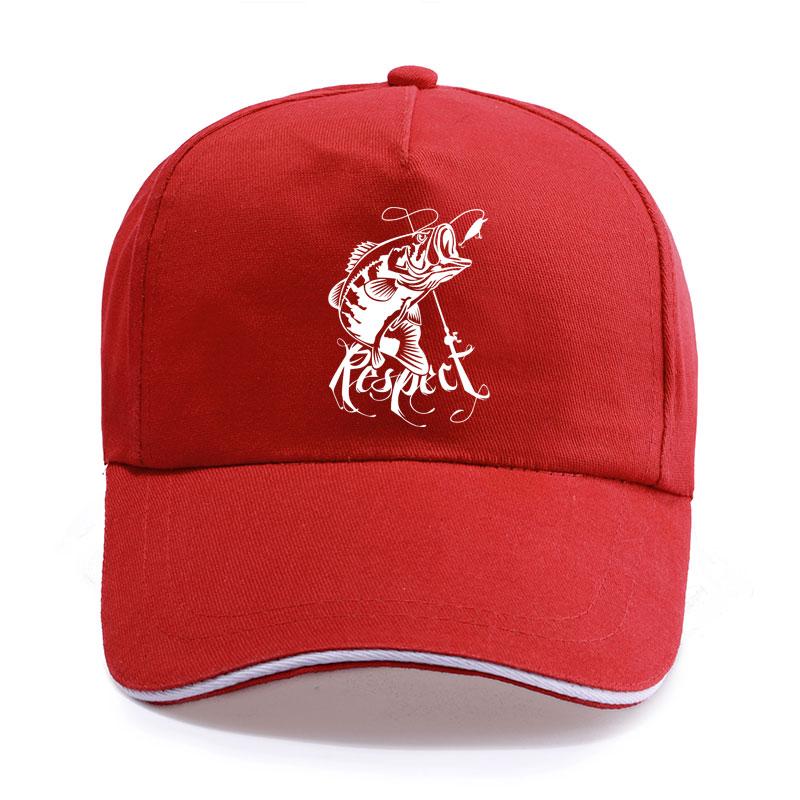 New Summer Fishing Bass Fish Baseball Cap Unisex Women Unisex Cotton Hat Snapback Hats Trucker Caps