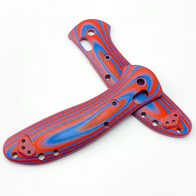 DIY Nakładki na rękojeść Materiał kompozytowy G10 Ręcznie robione Części narzędziowe Domowe Ręczne Nóż motylkowy BM 550 / 551 Rękojeść ze śrubami wału wsporczego Akcesoria