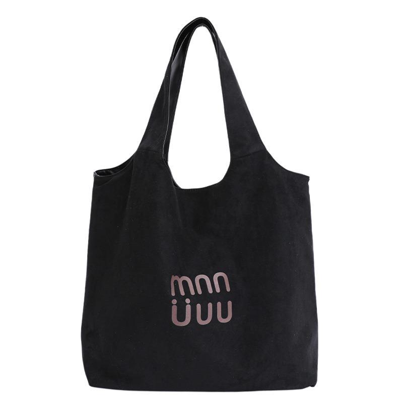 Retro tote bag, new fashionable and simple large-capacity shoulder bag, high-end underarm bag, handbag, women's bag.