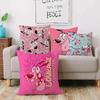 Anime For C-Cowardly Dog Pillow Covers Cartoon Sofa Decorative Home Double-sided Printing Short Plush Cute Cushion Cover