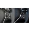 För BMW 1/2/3/4 Serie F20 F21 F30 F32 F34 Kolfiber Rattknapp Ram Dekal Bilinteriör Dekoration Klistermärke