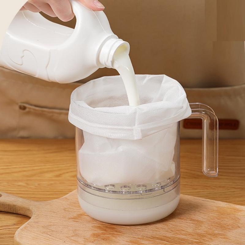 Greek Yogurt Cold Brew Filter Strainer 10 Min Quick Filtration Eco-Friendly Reusable for Home Kitchen Housewarming Gift