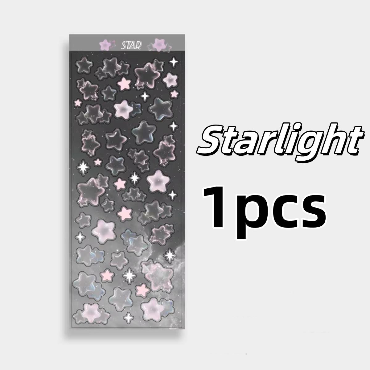 

1pcs Stars Decal Stickers Gupan Guka Sticker Diy Cup Cute Handbag Journal Stars Scrapbooking Stationery Hearts Decoration Tools