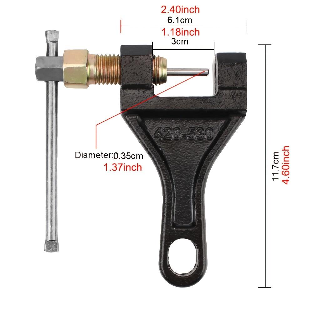 Motorcycle Chain Breaker Chain Link Removal Separator Motor Chain Breaker Riveting Tool 420-530 Motorcycle Parts Repair Tool