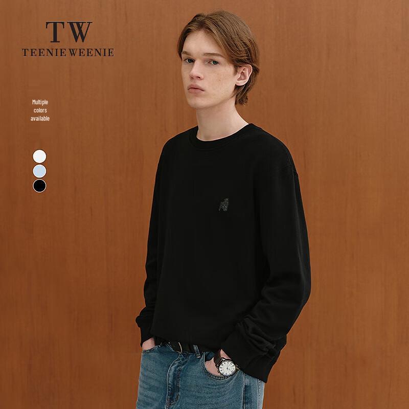 Teenie Weenie Men's Relaxed Fit Bear Graphic Round Neck T-Shirt