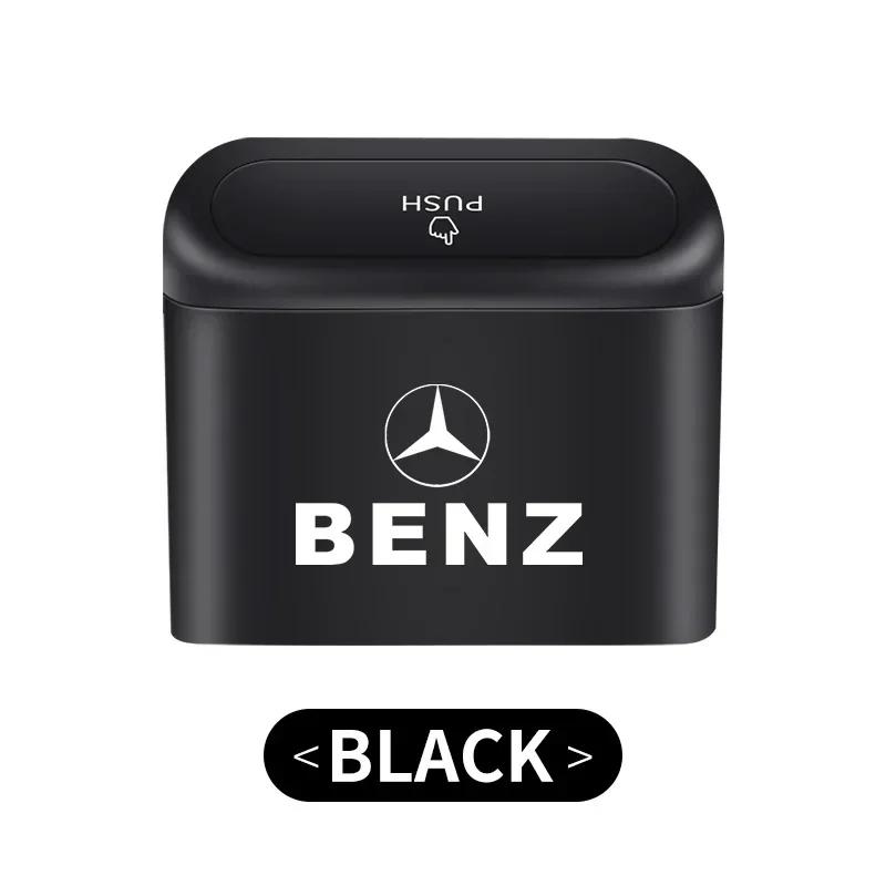 

Car Trash Bin Hanging Vehicle Garbage Dust Case Storage Box For Mercedes Benz C180 C200 C260 C300 W108 W124 W126 W140 W168 W169