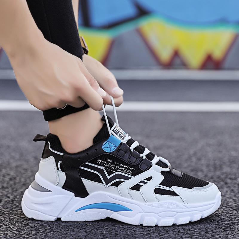 Summer and autumn new breathable mesh student sports and leisure running dad trendy shoes