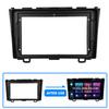 Car Stereo Radio Fascia Face Plate ABS Material GPS Navigation Frame Replacement Fitting Kit for Honda CRV 2008 2009 2010 2011