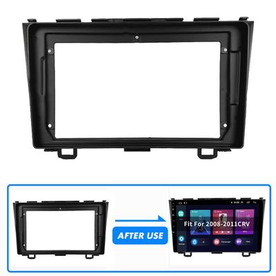 Car Stereo Radio Fascia Face Plate ABS Material GPS Navigation Frame Replacement Fitting Kit for Honda CRV 2008 2009 2010 2011