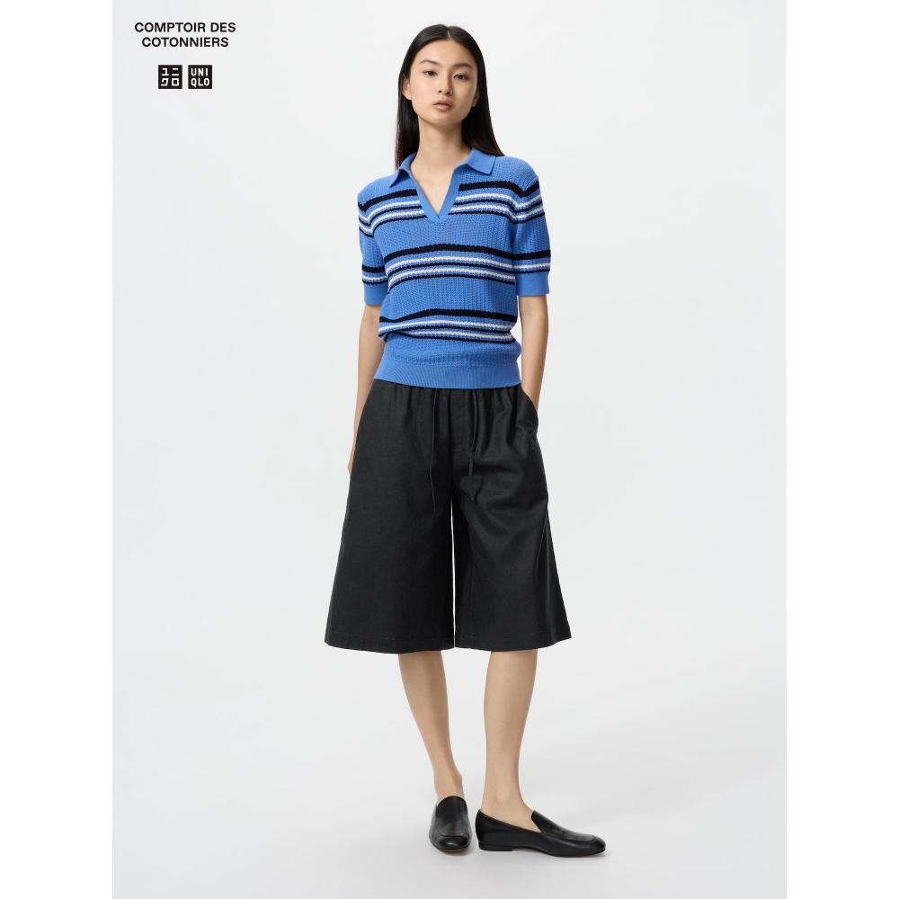 Uniqlo Japan Linen Blend Culottes