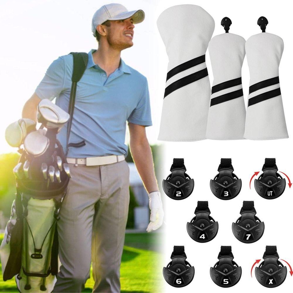 

PU Accessories Golf Rod Sleeve Golf Wood Cover Protective Headcover Golf Club Head Covers