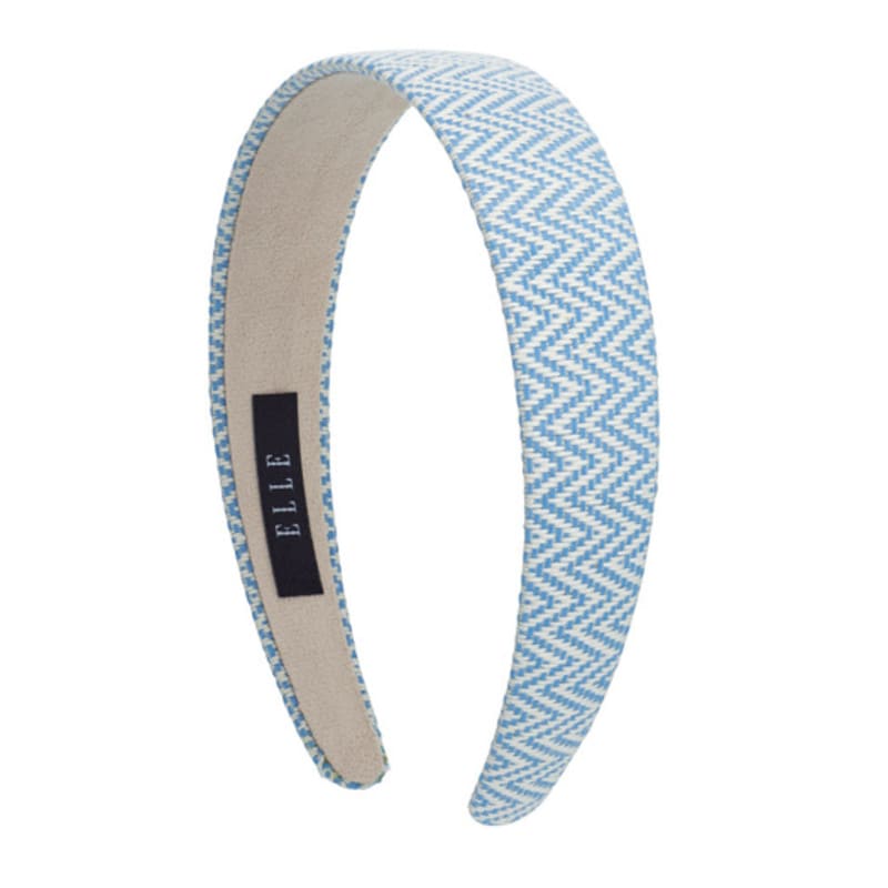 

ELLEHAIR Ежедневная повязка для волос «Елочка» ELHB006 Sky Blue