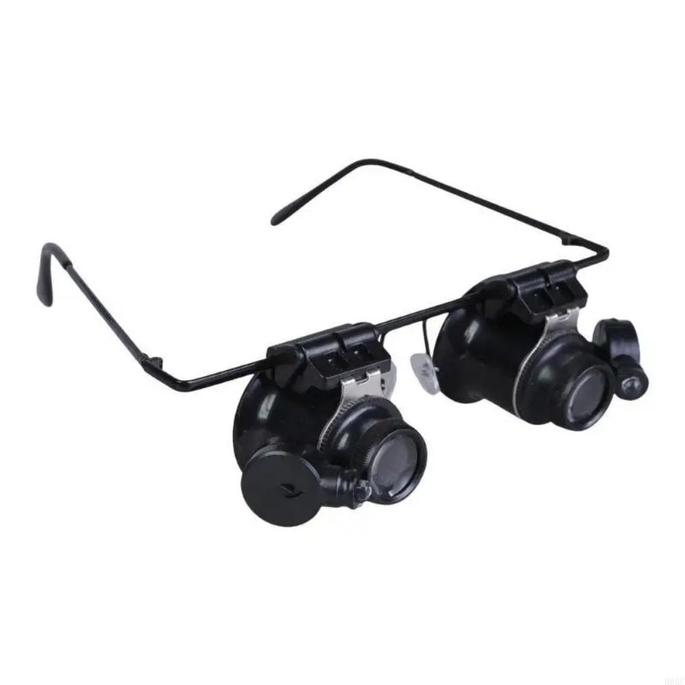Headband Mount 20X Lens Magnifying Eyewear Jewelers Repair Wearing Magnifier  Jewelry Appraisal