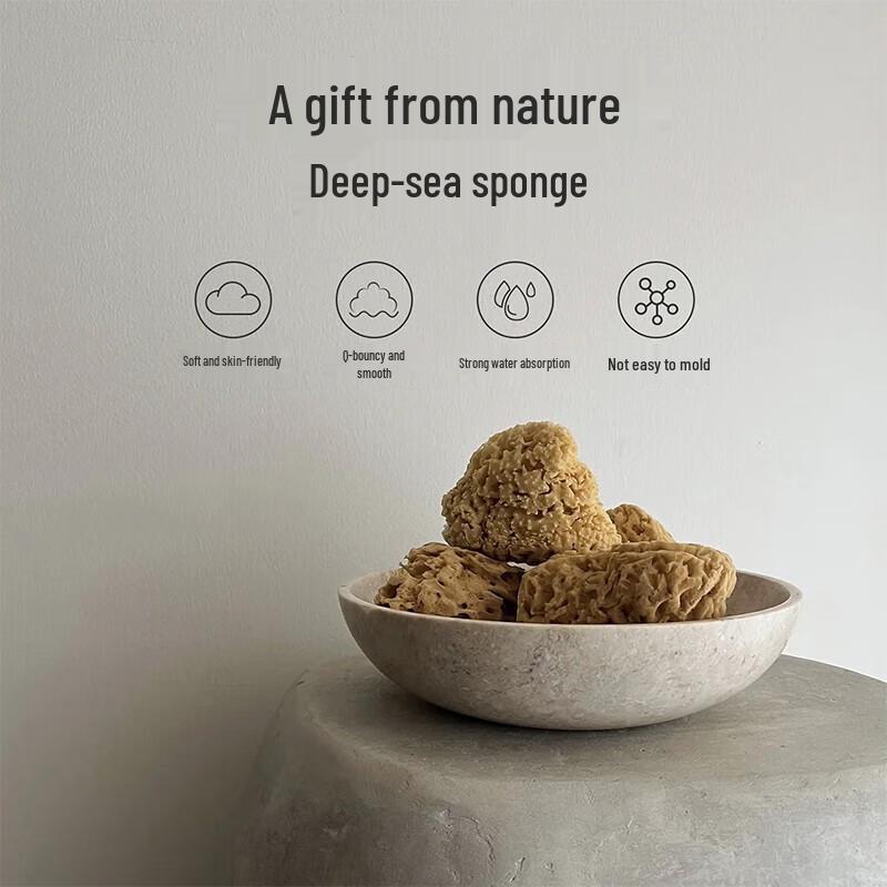 KRRAMEL Natural Greek Honeycomb Sea Sponge