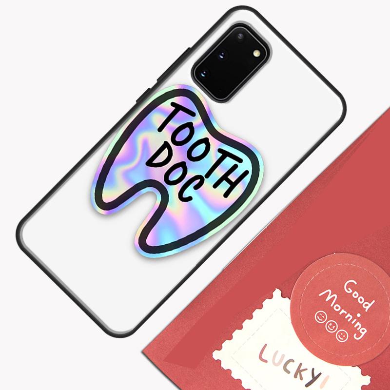 Cute Tooth Dentist Phone Case For Samsung Galaxy S23 S26 Ultra S20 S21 S22 S24 S25 Plus S10 S25 FE Cover Shell