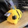 Bee Figure Bag Charm Cute Yellow Animal Pendant Mini Display Ornament Game Movie Inspired Gift