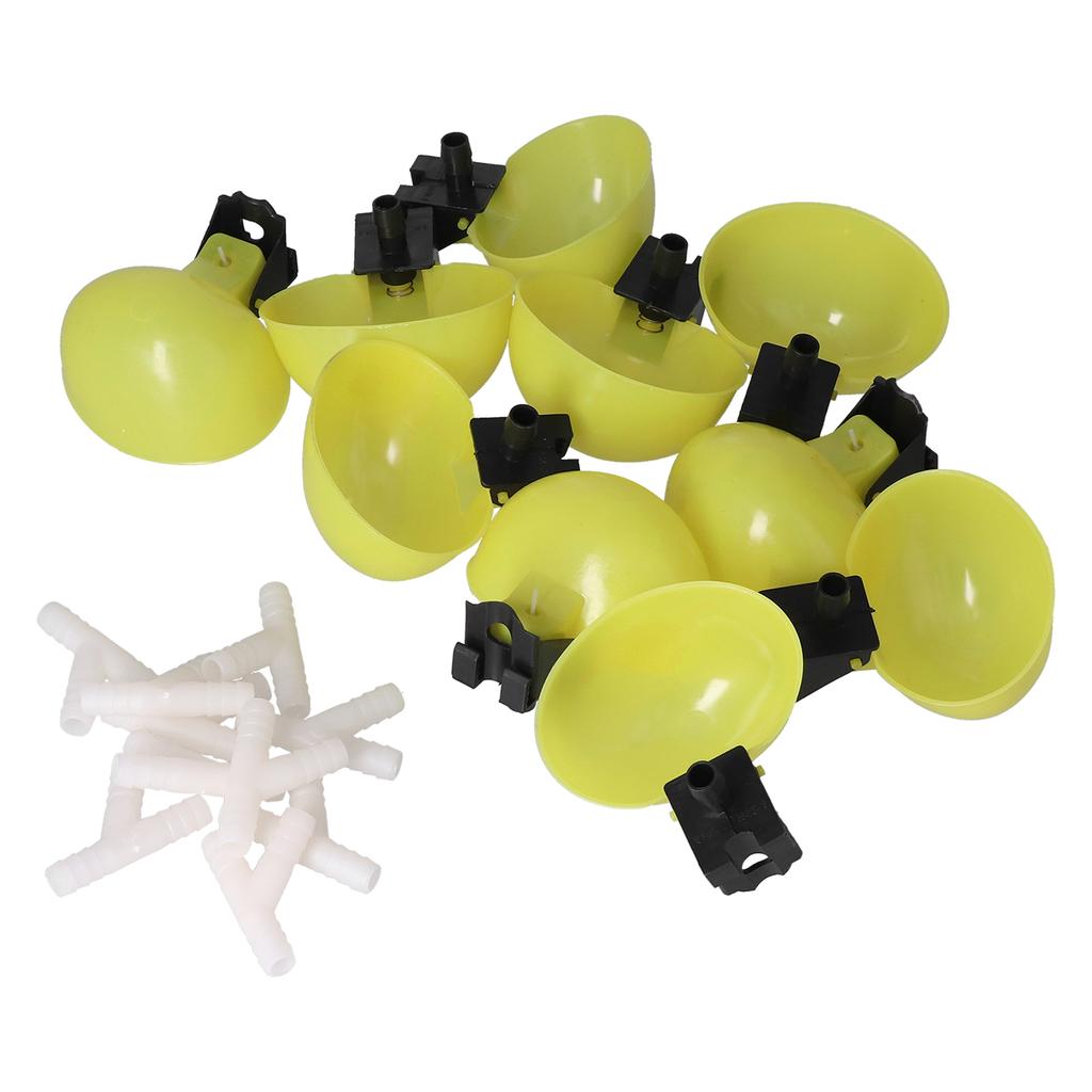 Automatic Pigeon Waterer Large Capacity Poultry Drinking Bowl for Pet Bird Pigeon Parrots9.5mm 0.4in