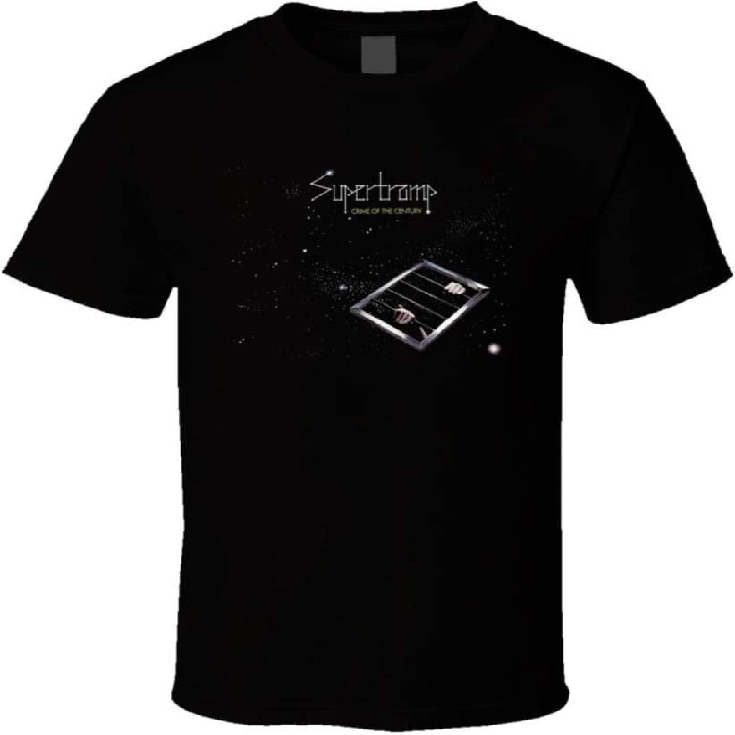 Supertramp Crime of The Century Vintage Rock Black T Shirt S