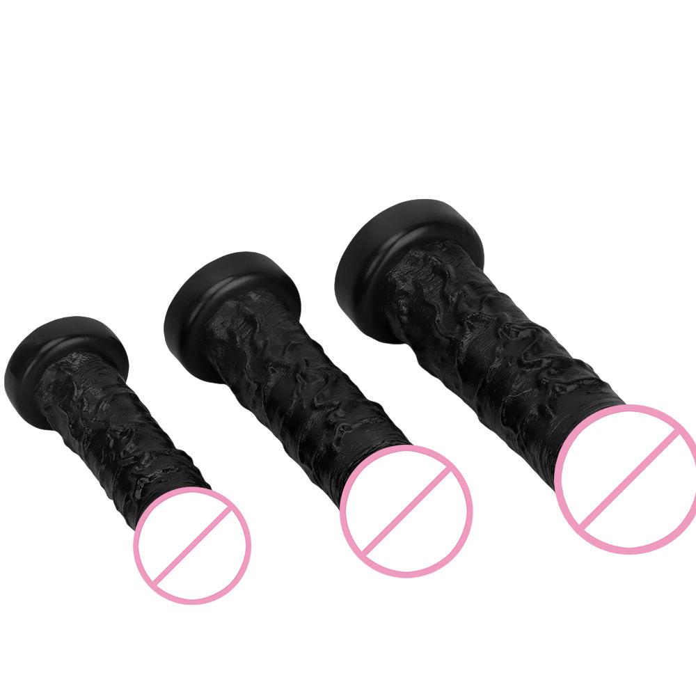 Anal Plug Penis Black Ultra Long Simulation Super Large Penis for Adult Sexual Use