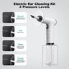 W50 Household Safe and Effective Ear Cleaner 4 Pressure Levels Ear Wax Irrigation Tool Electric Ear Wax Removal Kit