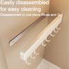 30/40/50cm Stainless Steel Non Perforated Kitchen Hook Rack With Movable Hooks For Spoon Shovel Utensil Organization
