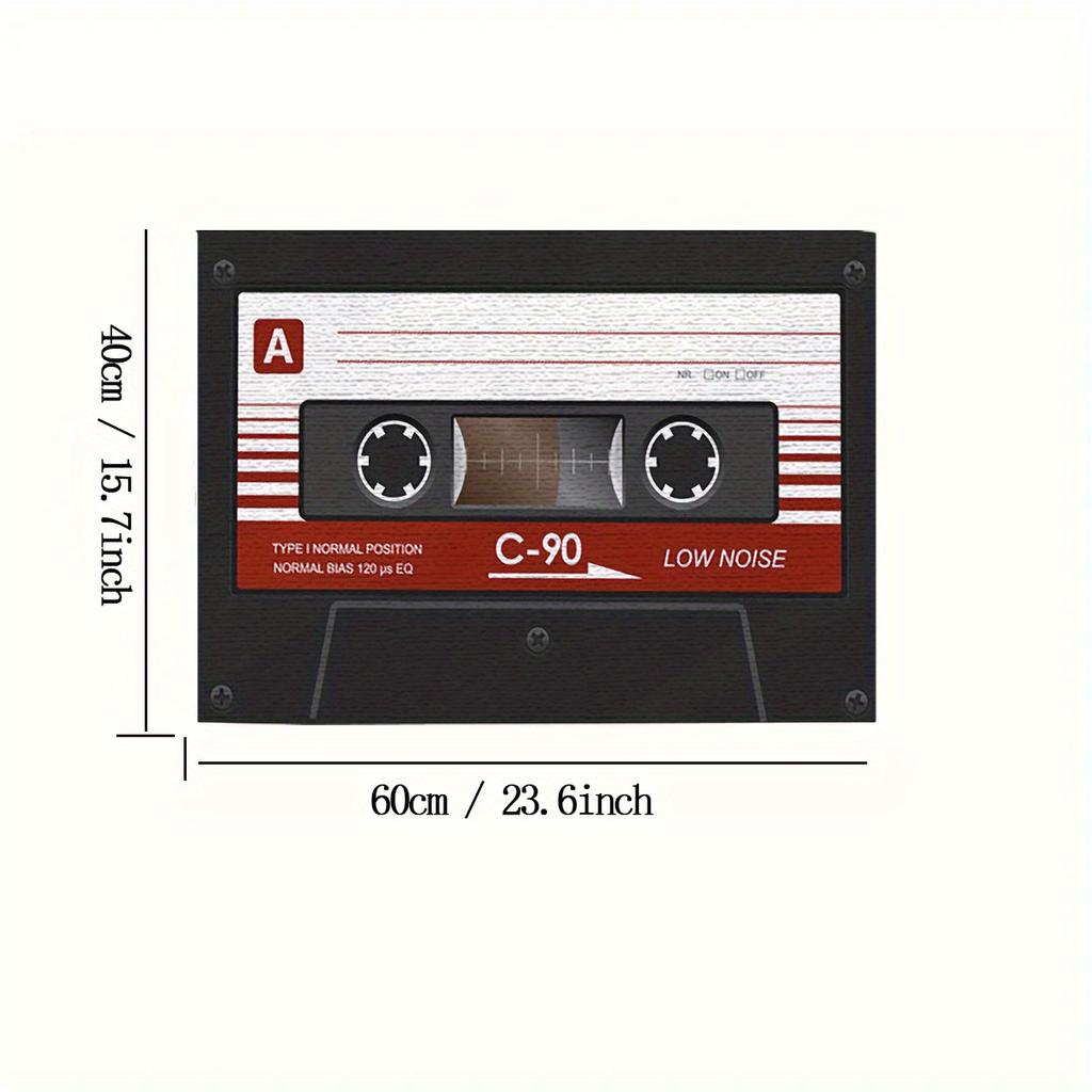 1PC Tape Pattern Kitchen Entrance Mat, Anti-Stain Carpet, Bedroom, Living Room, Bathroom Floor Mat, Family Room Decoration